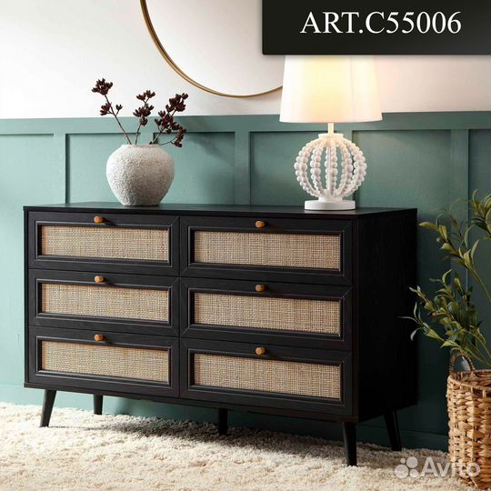 Комод на 6 ящиков горизонтальный C55006.21
