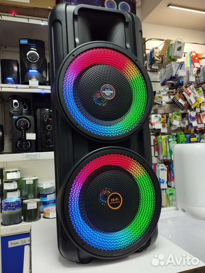 Большая Портативная Колонка CH-8829 80watt Новая