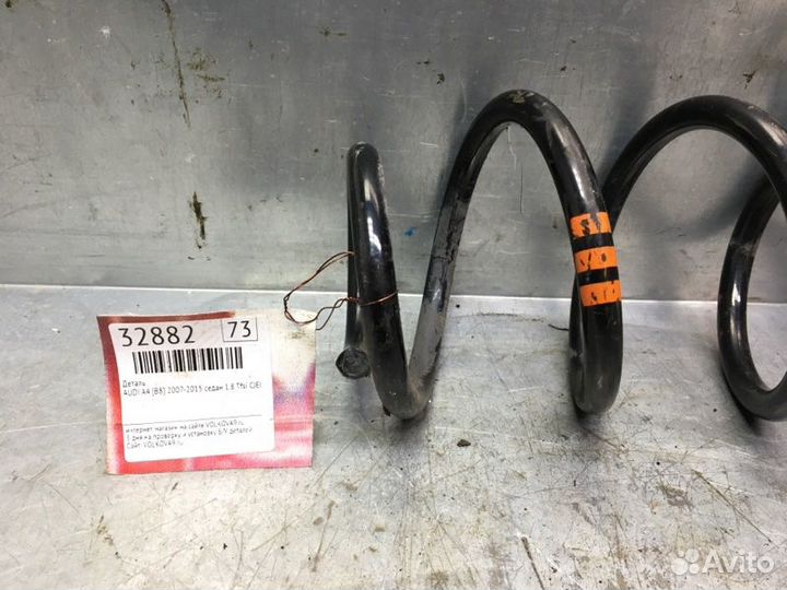 Пружина передняя Audi A4 B8 2007-2015 седан 1.8