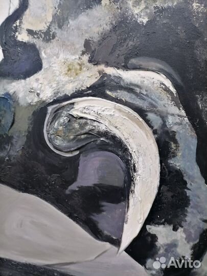 Интерьерная картина Бык на холсте