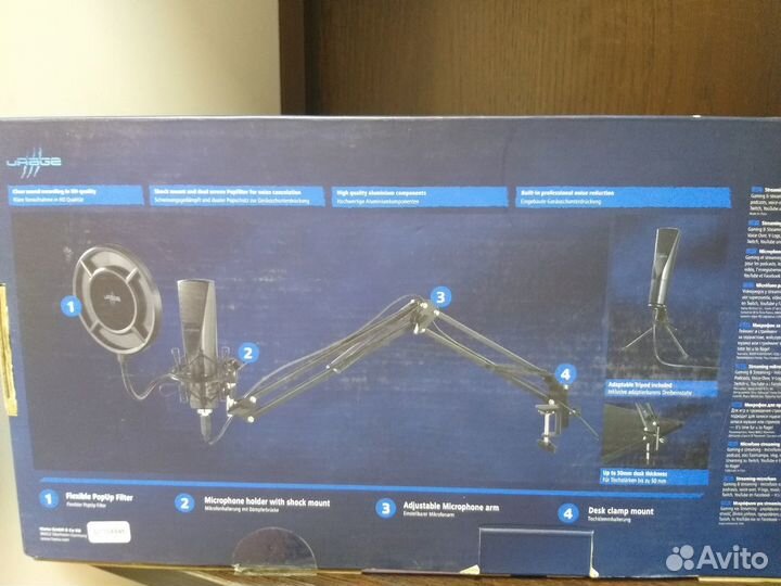 Микрофон игровой (для стриминга) Hama MIC xStr3am