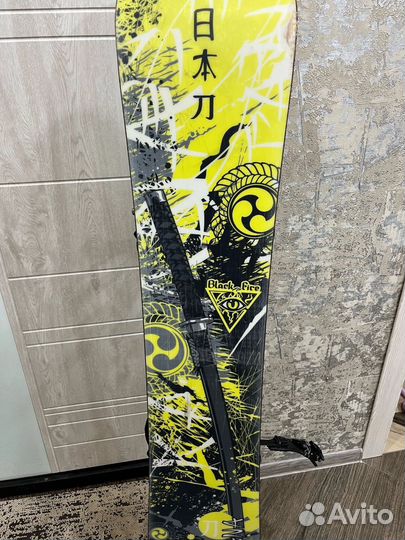 Сноуборд black fire 157см и ботинки 41р