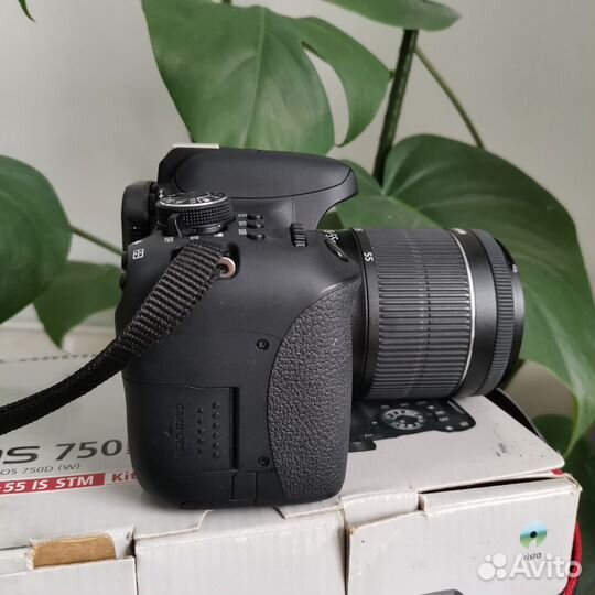 Canon eos 750d + объектив Canon 18-55 mm
