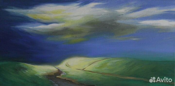 Картина в смешанной технике, 