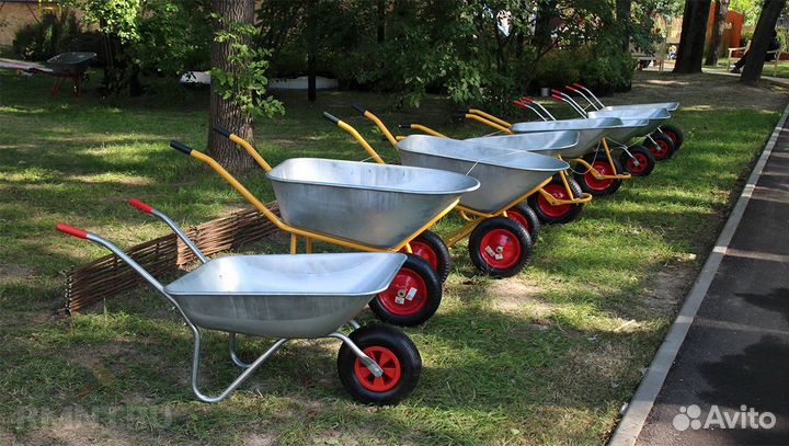 Тележки и тачки садовые, строительные