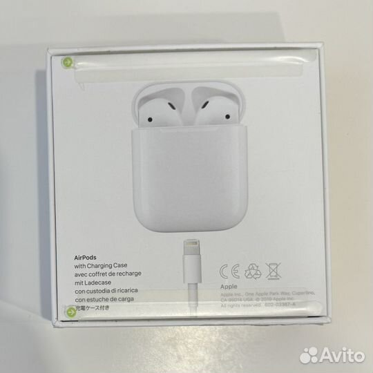 Наушники airpods 2