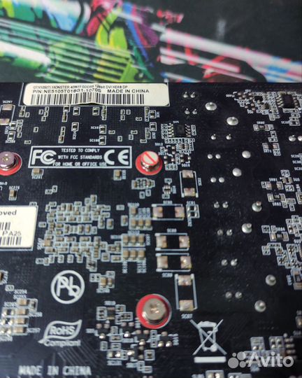 Белая видеокарта 1050ti