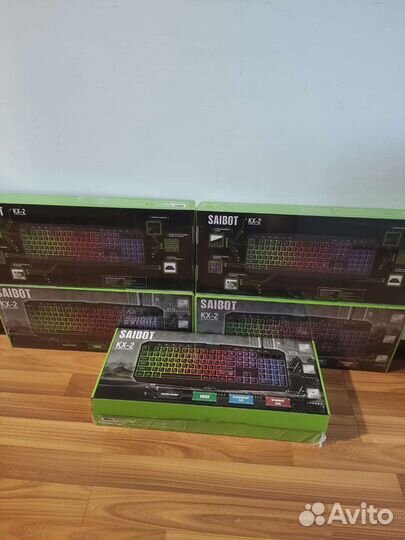 Клавиатура с подсветкой новая запечатанная usb