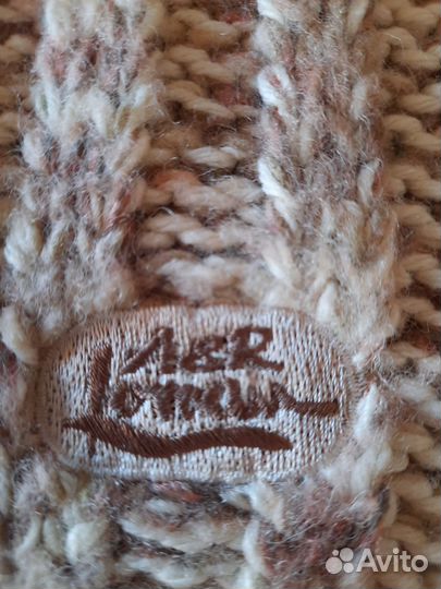 Шапка вязанная женская с шарфом