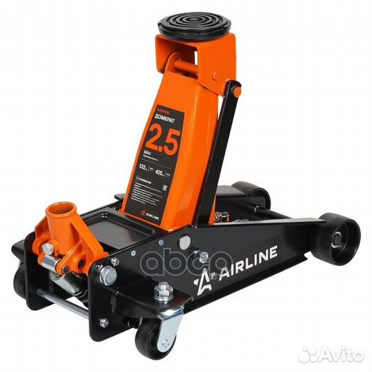Домкрат подкатной 2.5т 132-425мм industry