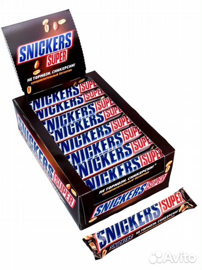 Snickers, Bounty, Mars, Twix, Babyfox 45 гр