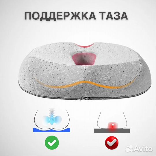 Ортопедическая подушка для сидения
