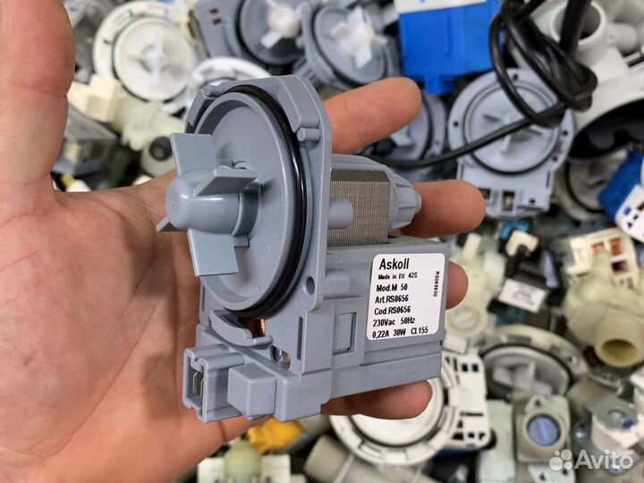 Насос стиральной машины, тэны, манжеты, клапана и