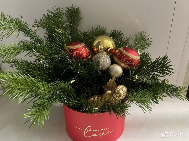 Оригинальный подарок, композиции из живых веточек