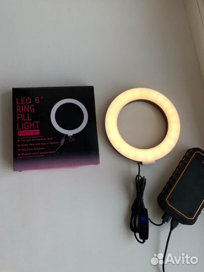 Лампа светодиодная 16 колтцевая новая