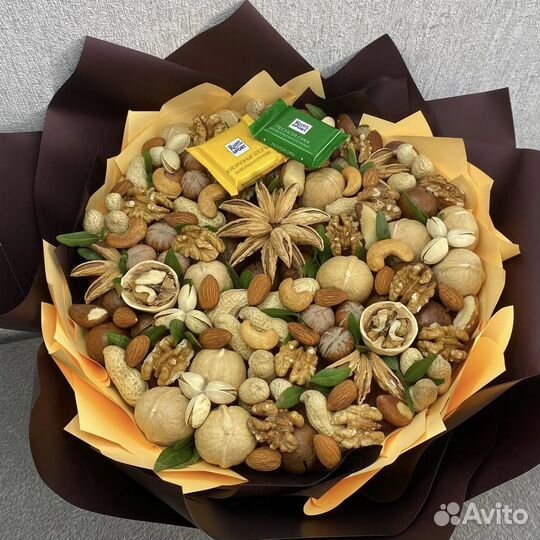 Съедобные букеты для женщин