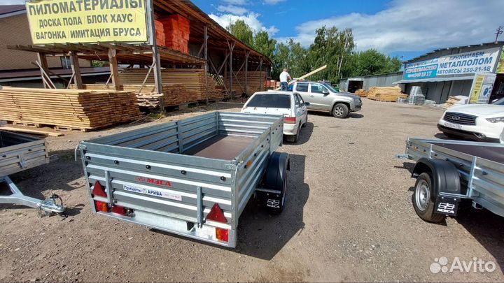 Прицеп с высокими бортами. Доставим в регионы