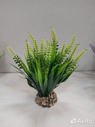 Искусственные растения для аквариума 15см декор