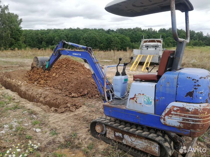 Услуги миниэкскаватора