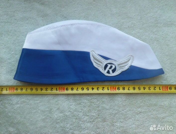 Пилотка сине-белая