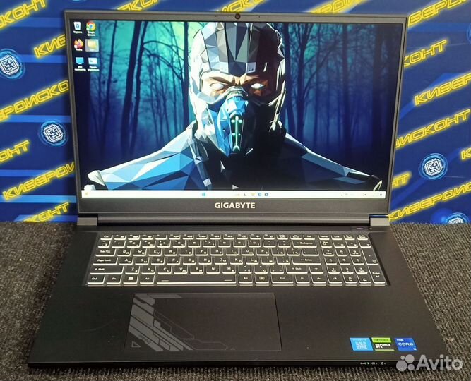 Ноутбук Gigabyte 17.3(i5-12500H,16G,512G,RTX 4050)