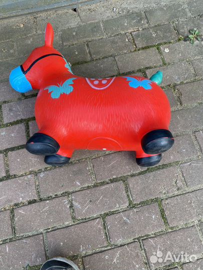 Лошадь резиновая для фитнеса игрушка финская