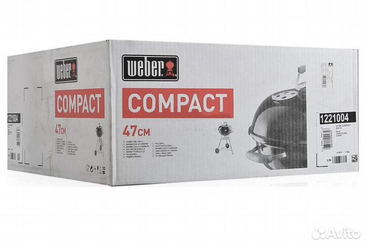 Гриль Weber Compact угольный, 47 см