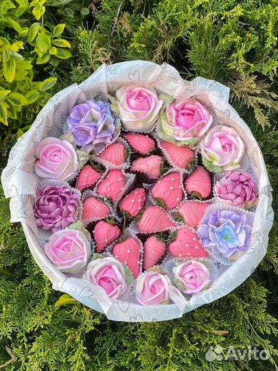 Клубника в шоколаде/зефирные букеты/микс наборы