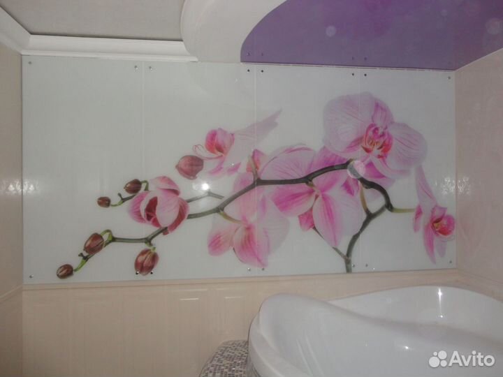 Панно из закалённого стекла