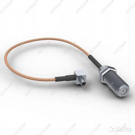 Антенный адаптер (F-female - TS-9 угловой)