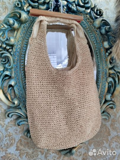 Сумка женская новая шопер лён