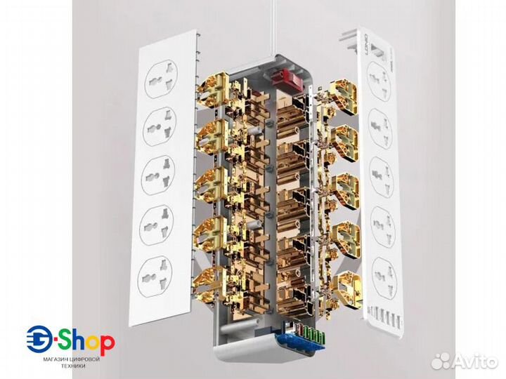 Сетевой фильтр ldnio SC10610 10x розеток 220V