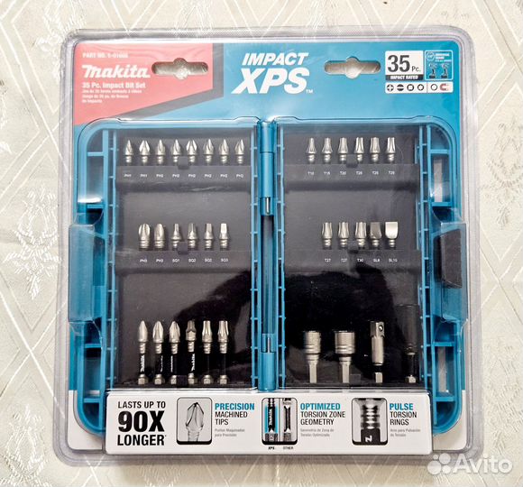 Набор ударных торсионных бит Makita XPS E-01666