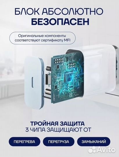 Блок питания для iPhone 20w