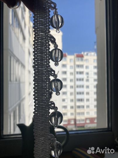 Стеклярус для штор, тесьма для штор