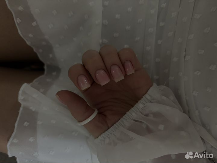 Маникюр коррекция ногтей