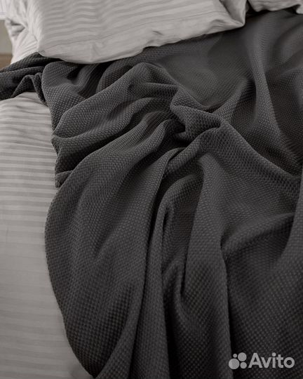 Покрывало-плед ламия эспрессо новое