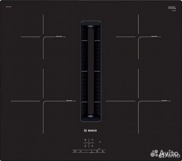 Новая индукционная плита Bosch PIE611B15E, черная