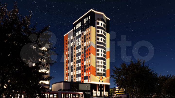 2-к. квартира, 48,7 м², 13/20 эт.