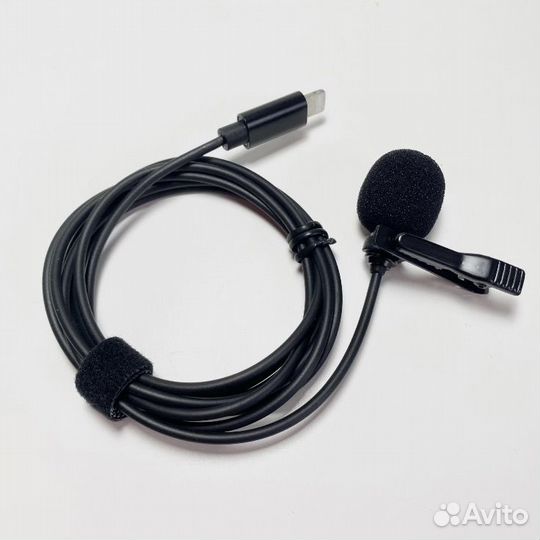 Новый петличный мини микрофон для айфона