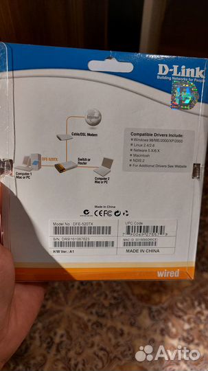 Сетевой адаптер Fast Ethernet D-link DFE 520TX PCI