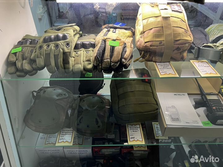 Перчатки тактические военные хаки