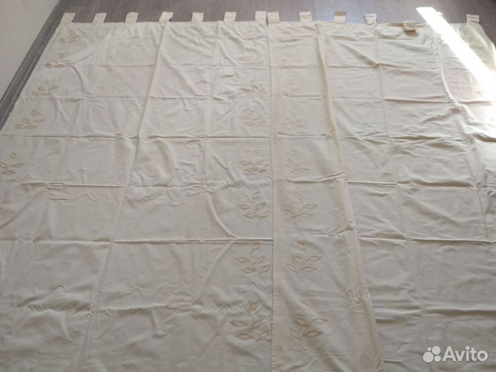 Шторы с вышивкой,хлопок, покрывало Германия