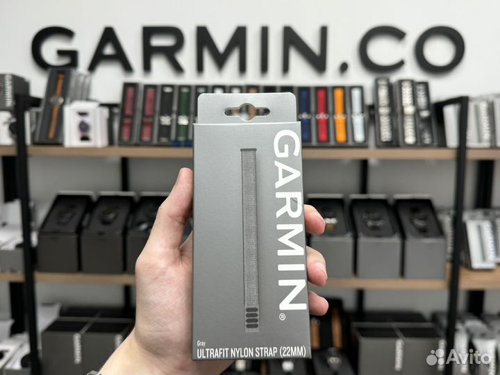 Ремешок Garmin UltraFit Nylon Strap (22MM) Gray