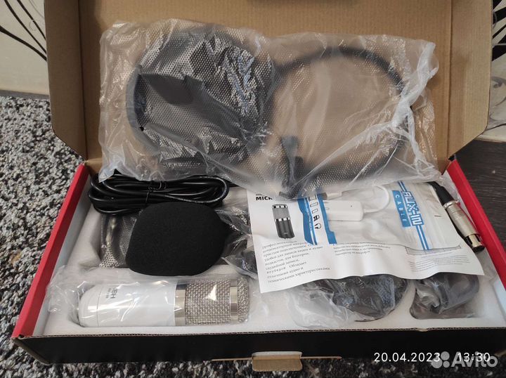 Конденсаторный микрофон bm-800 новый