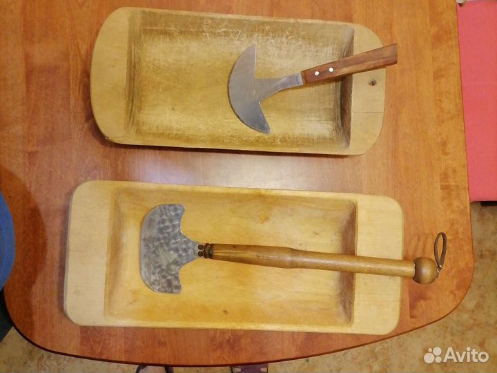 Корыто и сечка для рубки капусты