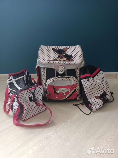 Samsonite рюкзак школьный + спортивка + сменка