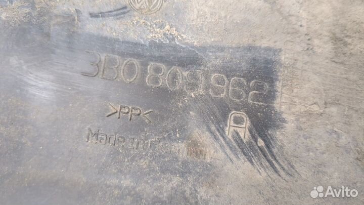 Защита арок (подкрылок) Volkswagen Passat 5, 1998