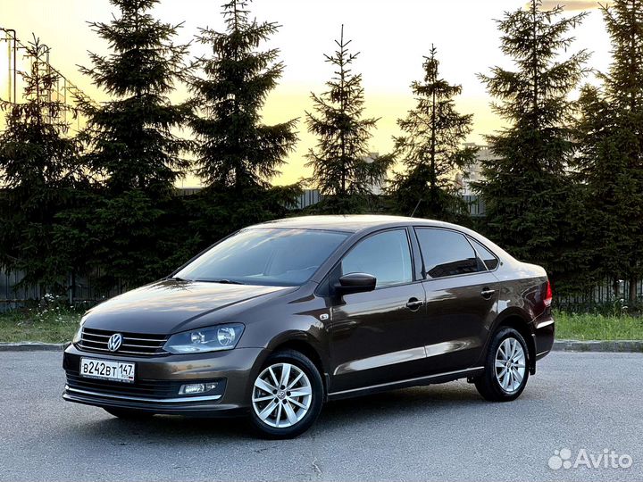 Volkswagen Polo 1.6 AT, 2016, 121 000 км