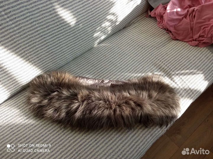 Меховой воротник новый